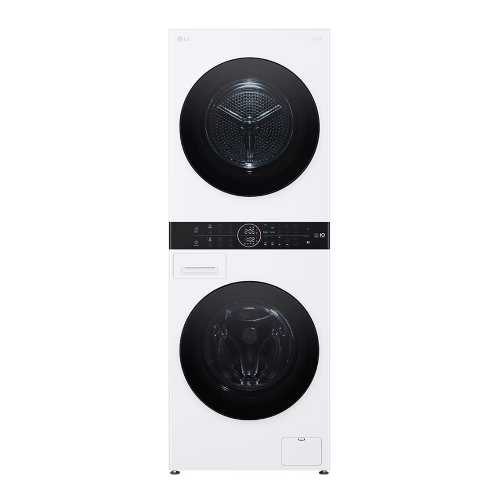 LG WT1210WWF WashTower™ Elöltöltős mosógép és Hőszivattyús szárítógép