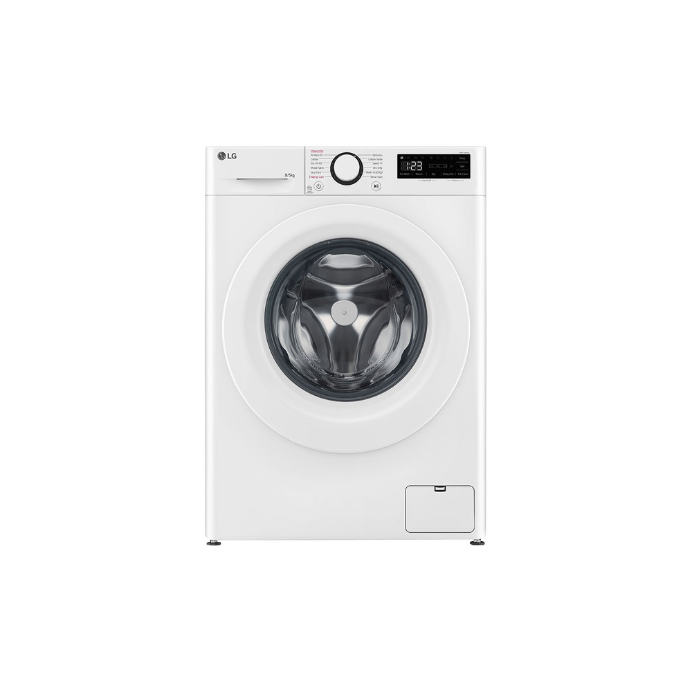 LG F2DR508SWW  8/5 kg, max. 1200 ford./perc, Gőz mosó-szárítógép, AI DD™ technológia, Keskeny kialakítás