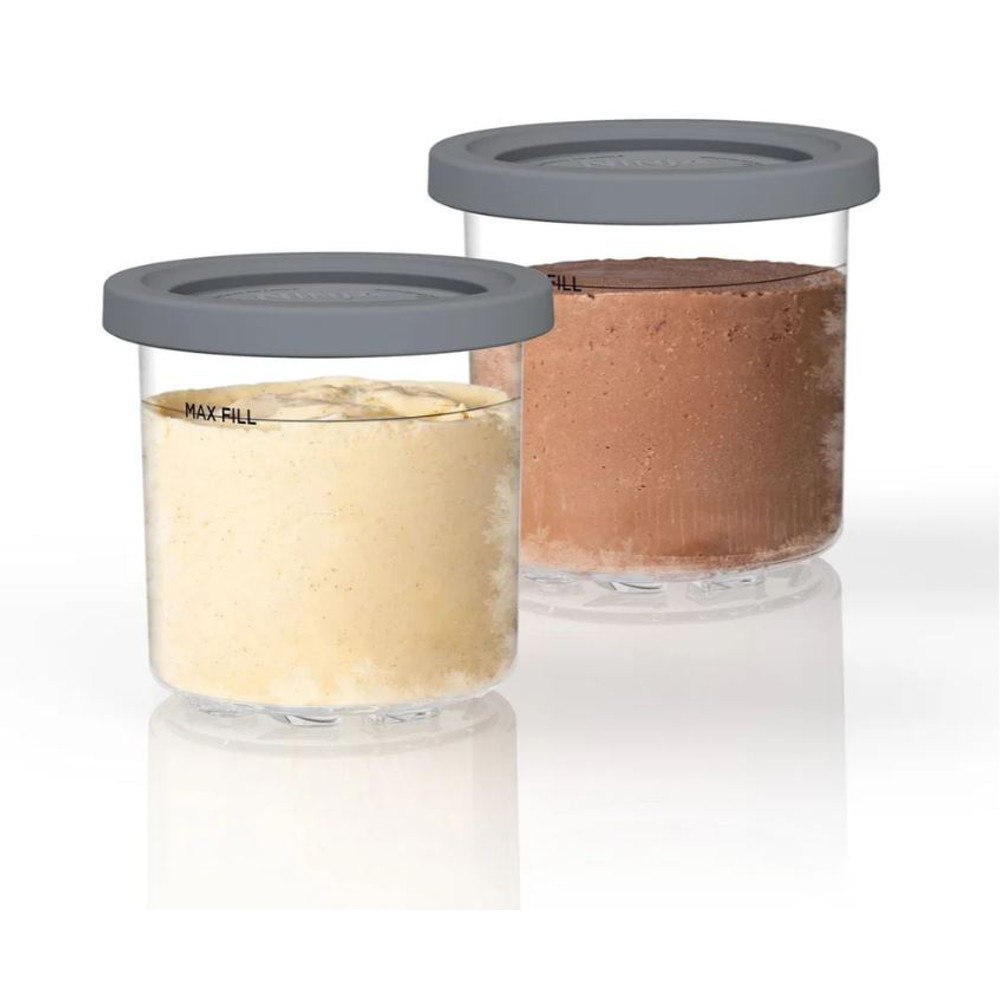 Ninja NC300 fagylaltkészítőhöz extra edény szürke fedővel (2 db)