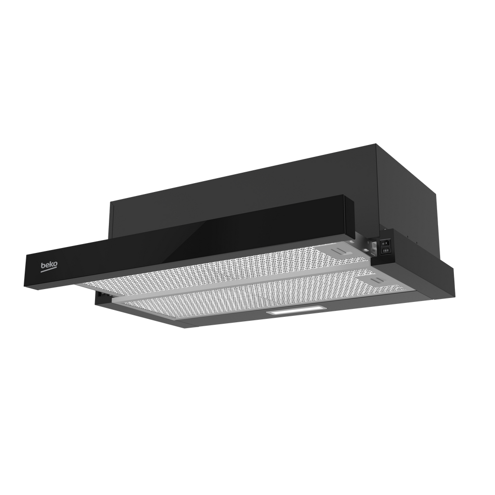 Beko HNT63322BH beépíthető teleszkópos páraelszívó (fekete)