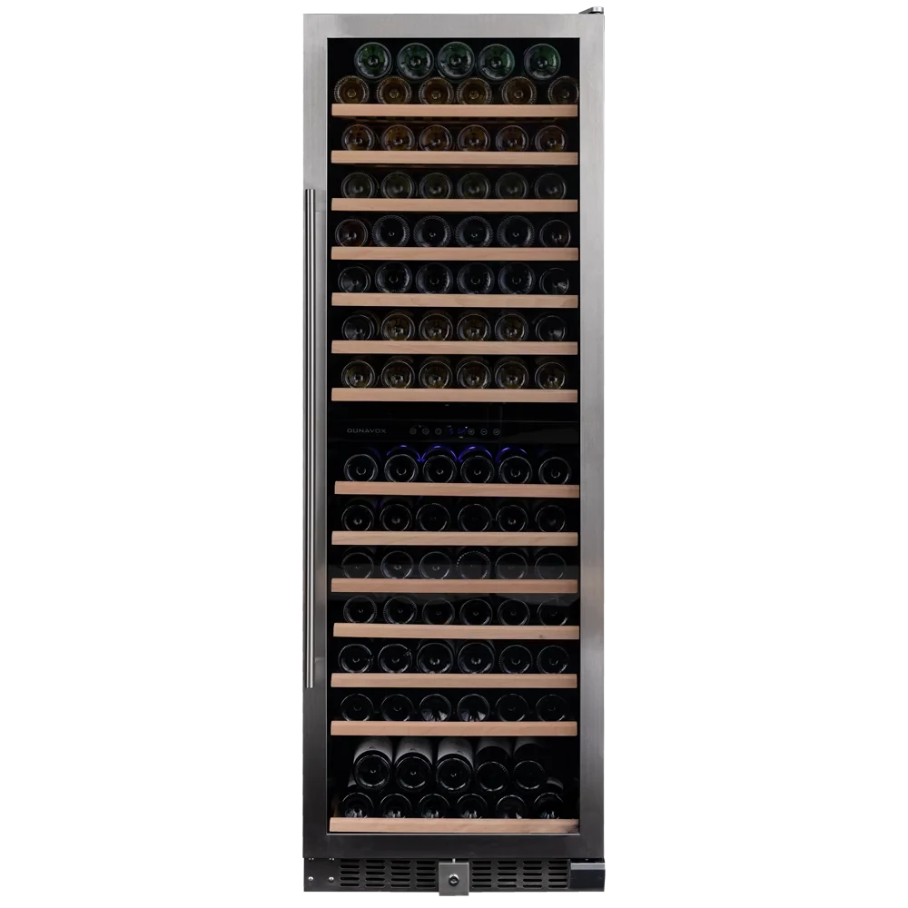 DUNAVOX GRANDE-166, ROZSDAMENTES ACÉL (DX-166.428SDSK) Borhűtő