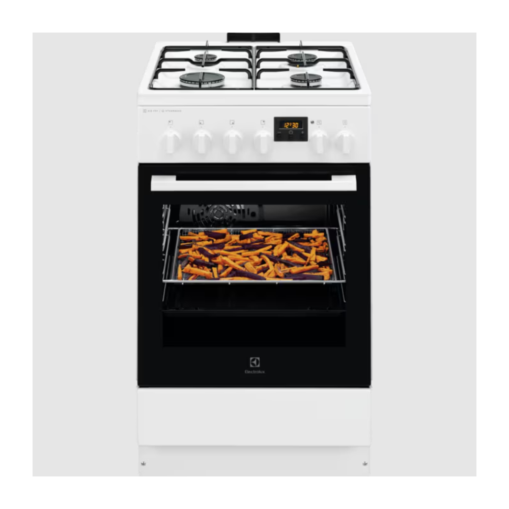 Electrolux LKK560232W Kombi tűzhely, SteamBake 50 cm