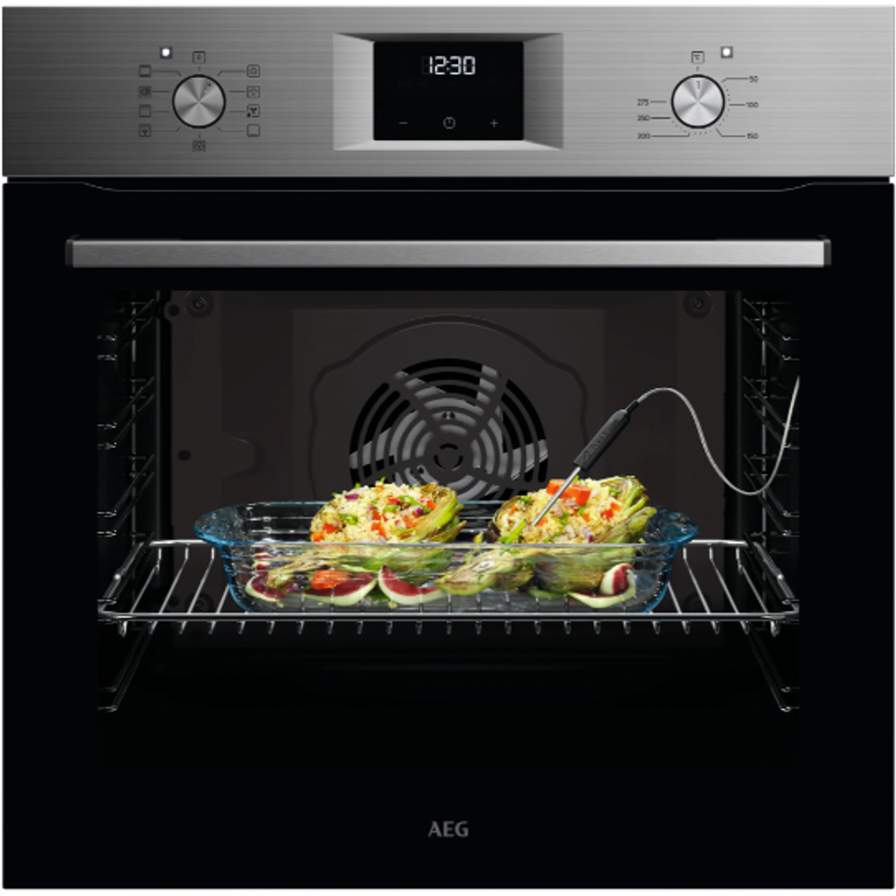 AEG OA5CB31SM SurroundCook/SteamBake 5000 gőzsütő, katalitikus öntisztító hátfal/aqua clean tisztítással