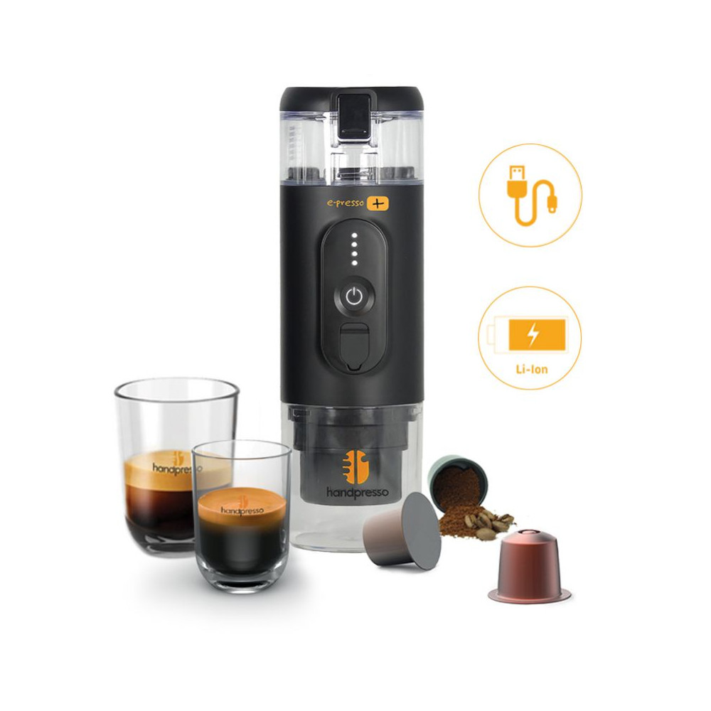 Handpresso e-Presso+ | Nespresso és őrölt kávé kompatibilis | hordozható kávéfőző