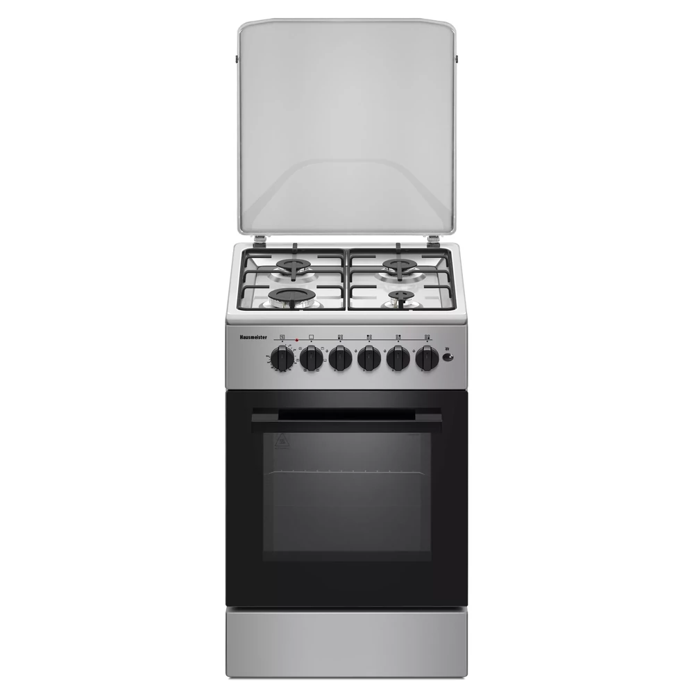 Hausmeister HM5020ML HŐLÉGKEVERÉSES INOX KOMBINÁLT TŰZHELY LEMEZTETŐVEL