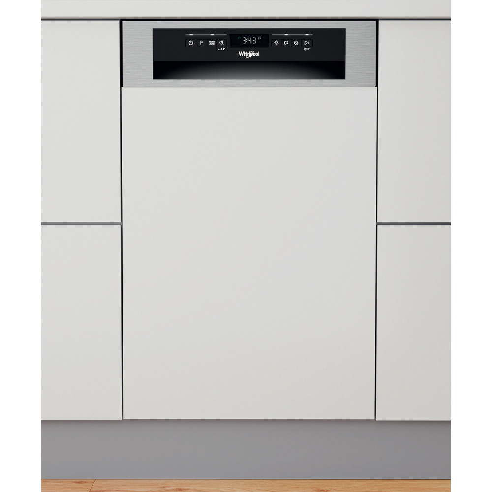 Whirlpool WSBO 3O34 PF X beépíthető kezelőpaneles mosogatógép 10 terítékes