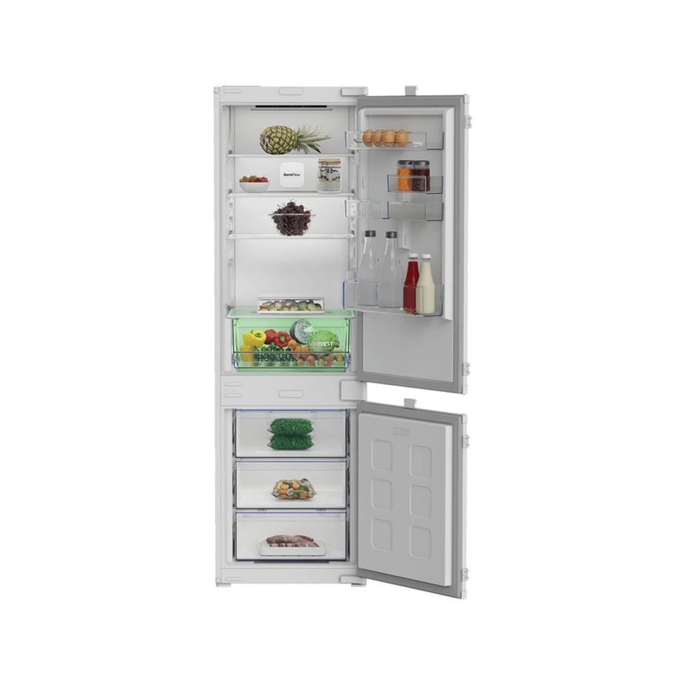 Beko B3BCNA294HS beépíthető alulfagyasztós hűtőszekrény