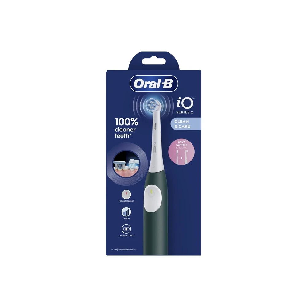 Oral-B iO2 elektromos fogkefe, Forest Green, erdőzöld