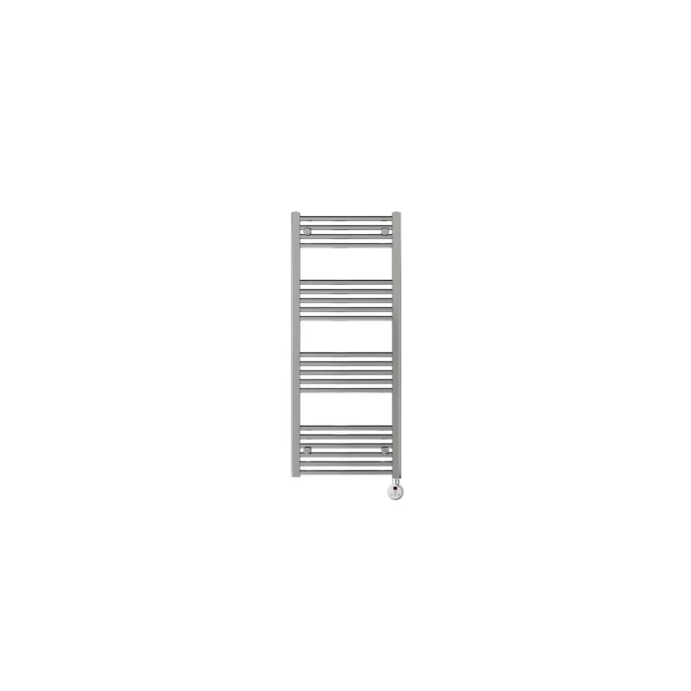 Hunor 500 x 1200 elektromos törölközőszárító radiátor, egyenes, króm, digital, 700W