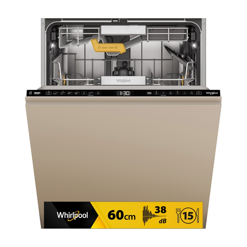 Whirlpool WH8IA15AM3TUS0 beépíthető mosogatógép 15 terítékes