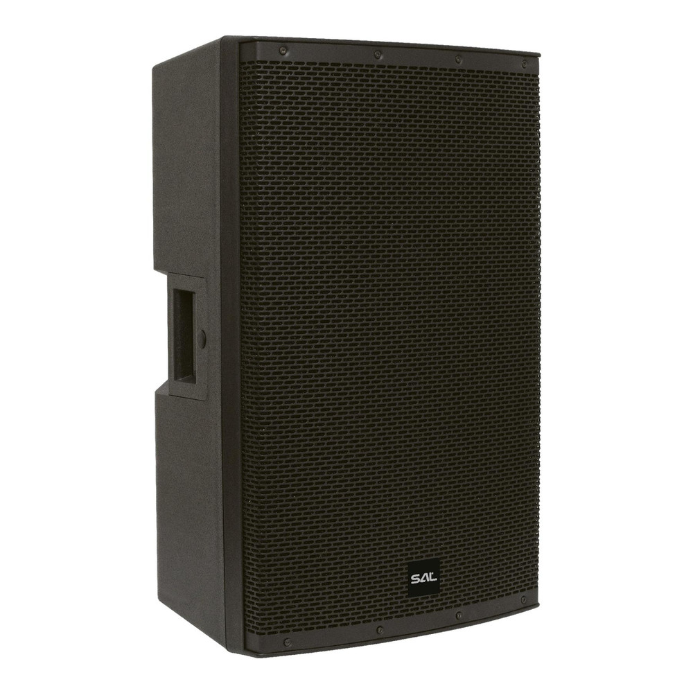 SAL PAP43BT professzionális hangdoboz, 38cm mélysugárzó, max. 1200 W, aktív zenekari hangdoboz, Bluetooth, MP3, USB, SD, multimédia lejátszó, digitális kijelző