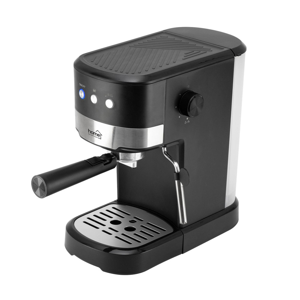 HOME HGPR16 presszókávé főző, 15bar, tejhabosítás, elektronikus vezérlés, csészemelegítő, automatikus kikapcsolás
