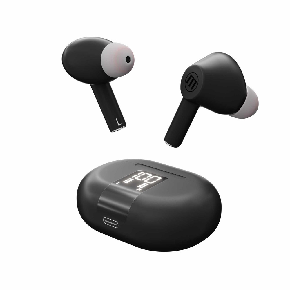 Maxell 348596 MAXPODS vezeték nélküli fülhallgató, aktív zajszűrés, TWS, Bluetooth, ENC, mikrofon