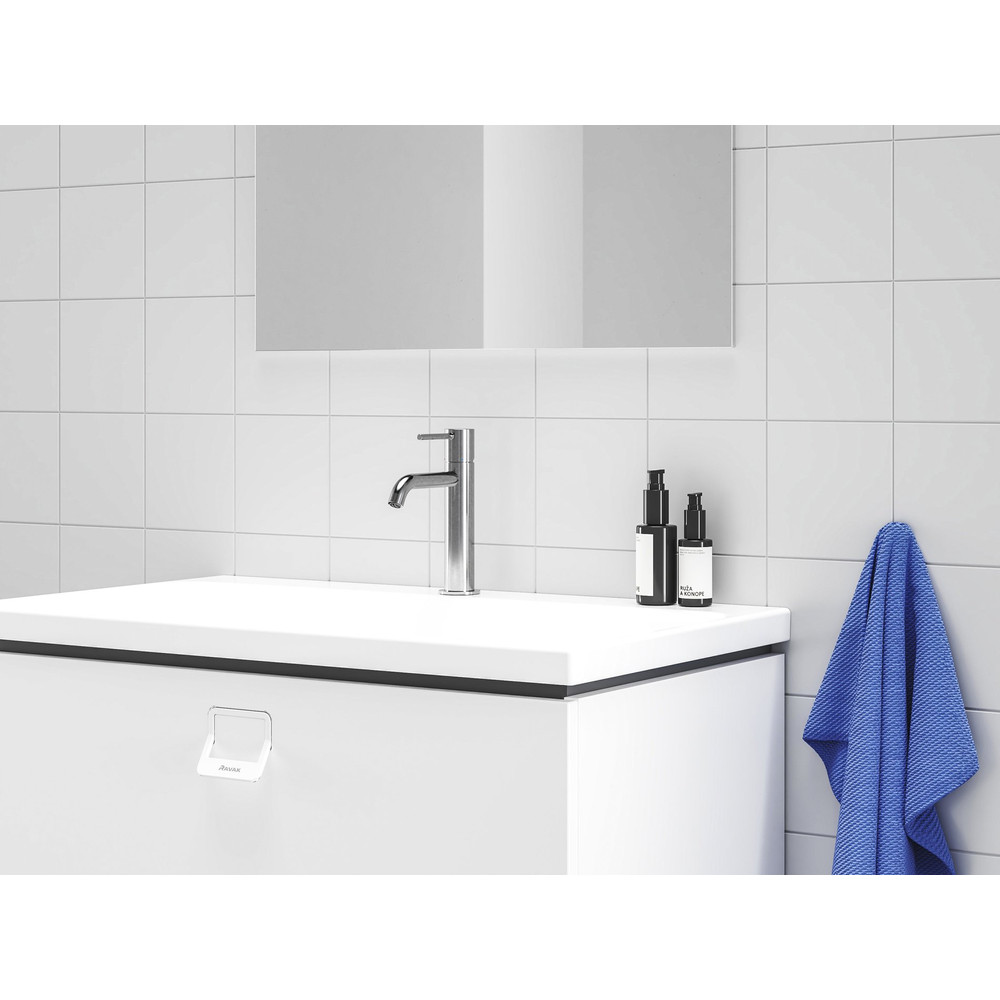 RAVAK X070394 Espirit álló mosdócsaptelep BeCool 190 mm leeresztő nélkül ES 012.01CR, Chrome