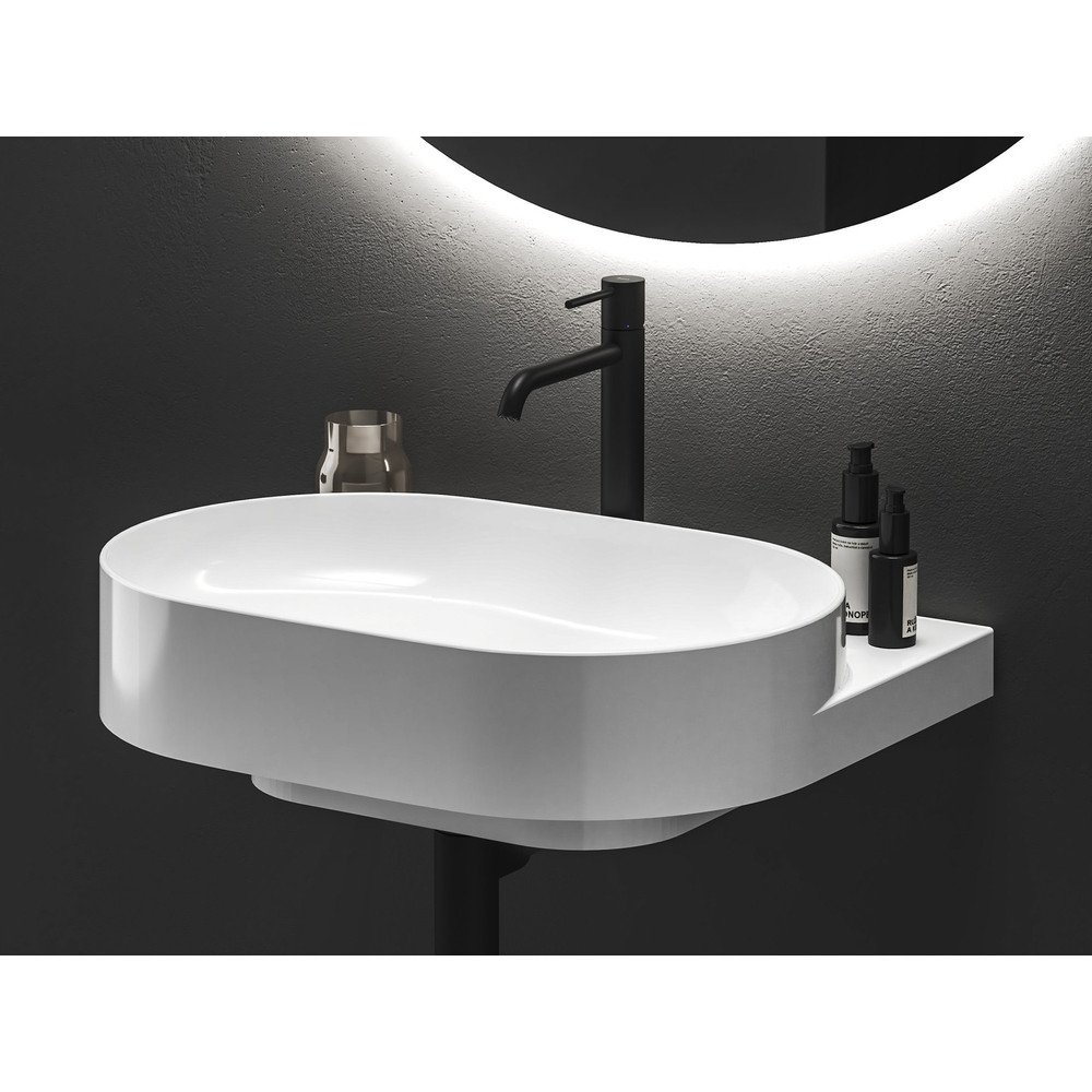 RAVAK X070402 Espirit álló mosdócsaptelep BeCool 250 mm leeresztő nélkül ES 014.21BM, matt fekete