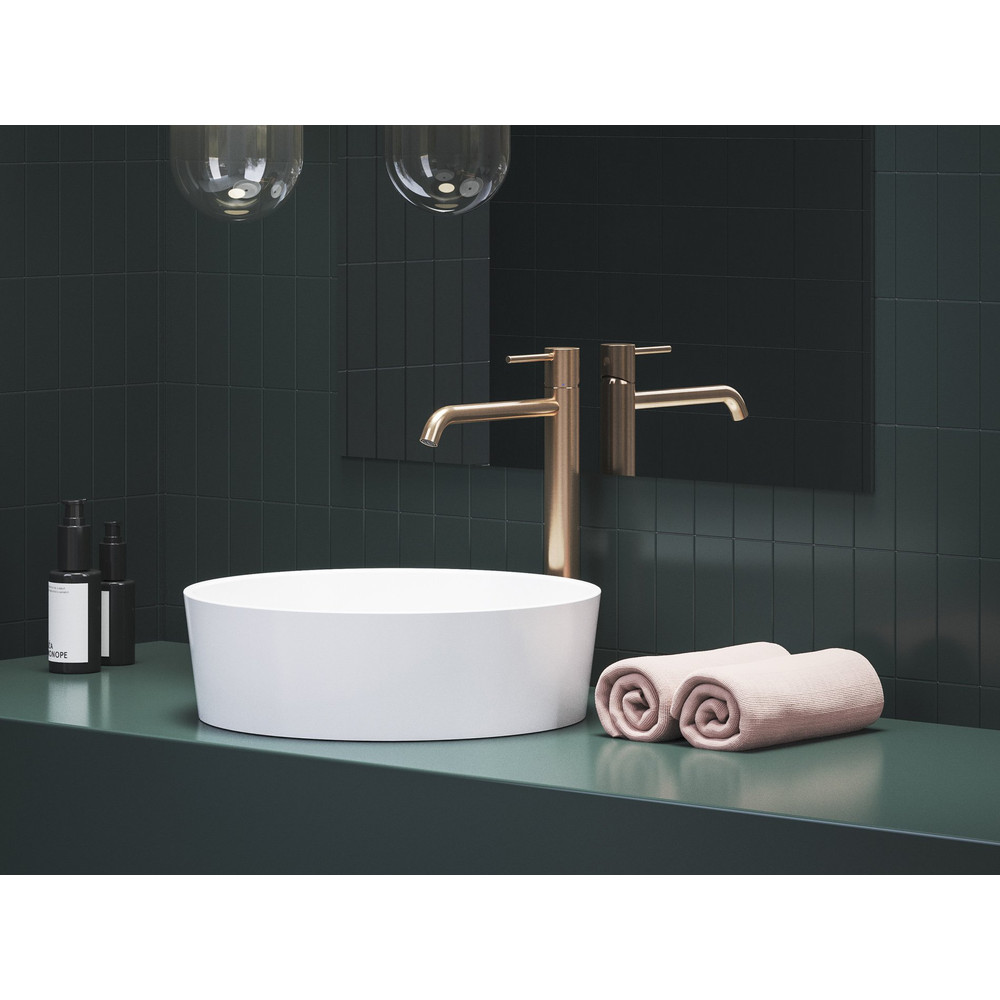 RAVAK X070348 Espirit álló mosdócsaptelep 340 mm leeresztő nélkül ES 015.60RGB, rose gold