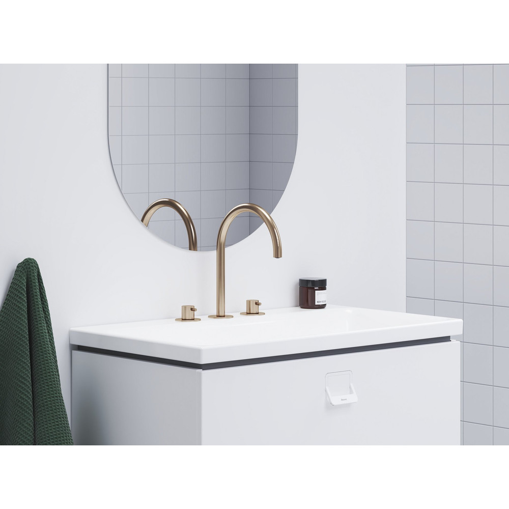 RAVAK X070349 Espirit álló mosdócsaptelep, 3 furatos 270 mm leeresztő nélkül ES 018.60RGB, rose gold