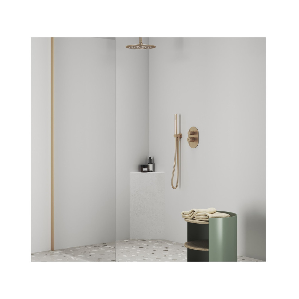 RAVAK X070362 Espirit falba süllyesztett csaptelep, kétutas, belső egység nélkül ES 065.60RGB.O2.RB07E, rose gold