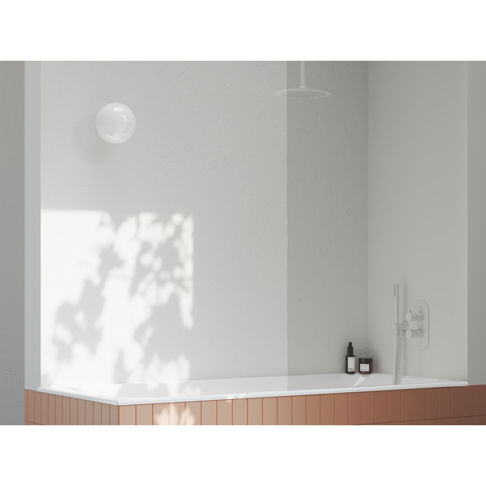 RAVAK X070252 Espirit termosztátos falba süllyesztett csaptelep, háromutas, belső egység nélkül ES 067.10WV.O3.RB07C, White Velvet