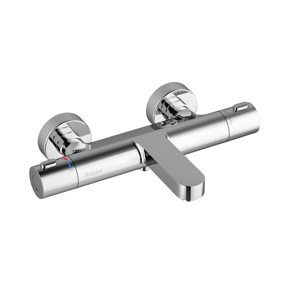 RAVAK X070097 Termo 300 termosztátos fali kádcsaptelep 150 mm TE 023.00CR, króm