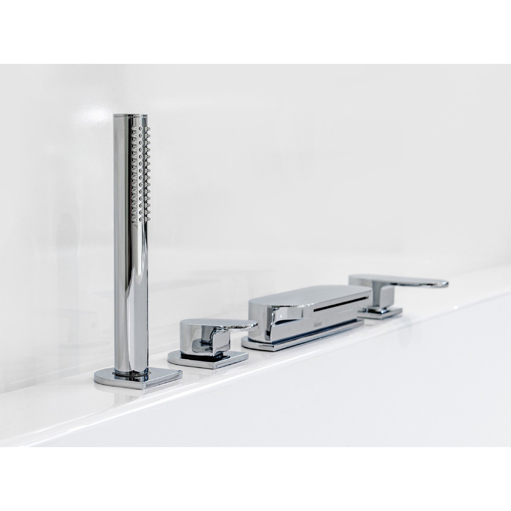 RAVAK X070073 Chrome kádperemre szerelhető vízesés csaptelep CR 025.00CR, króm