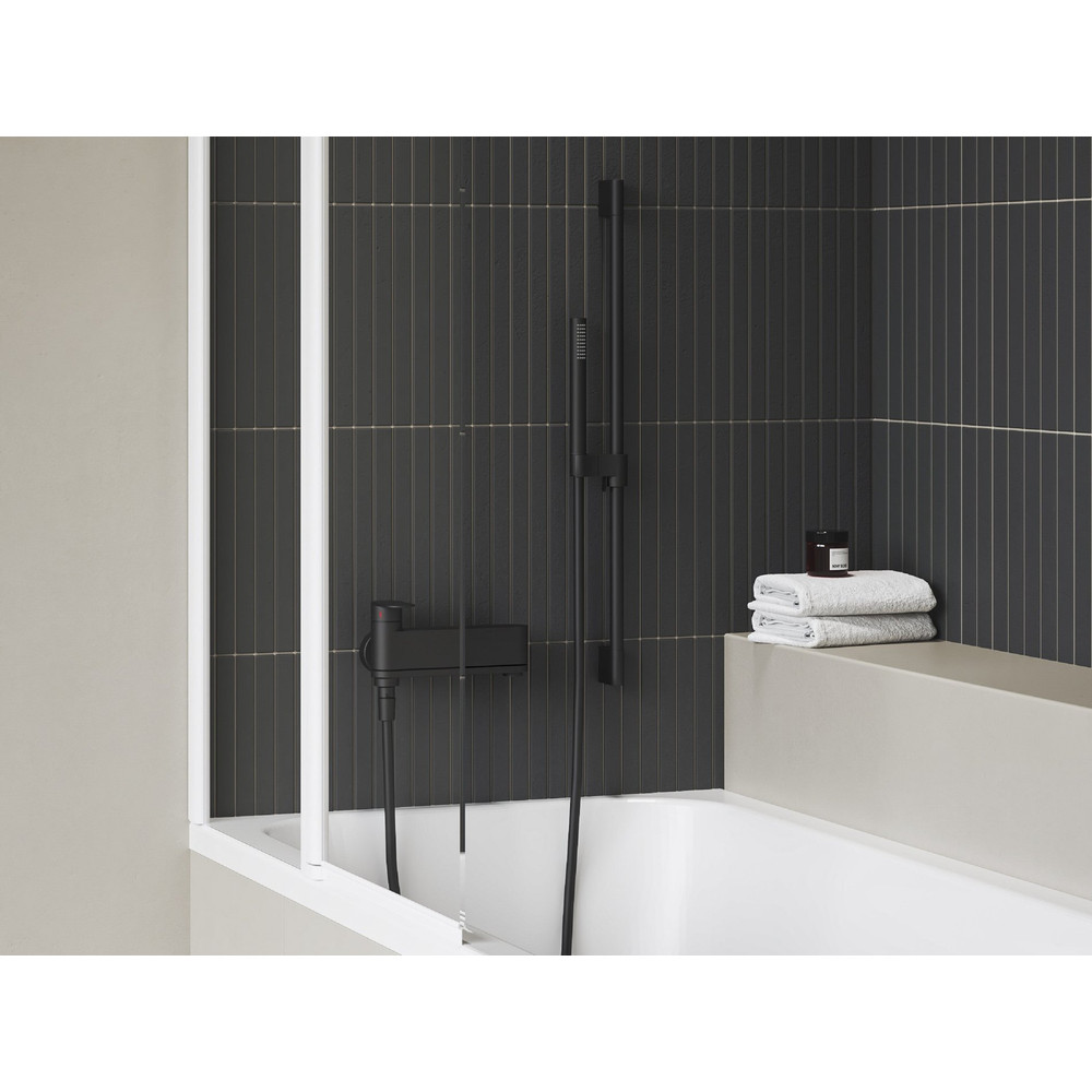 RAVAK X070463 Chrome II kádcsaptelep szett nélkül CR II 022.20BL, fekete