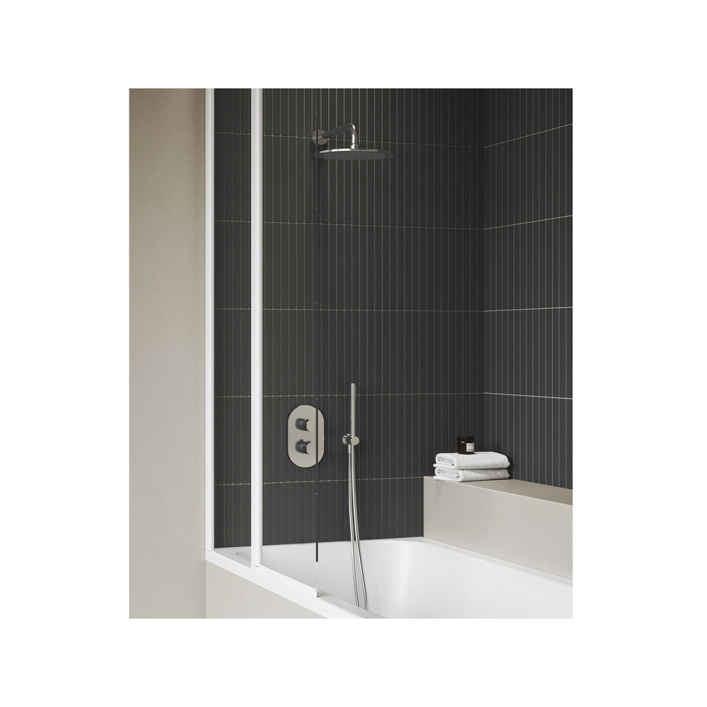 RAVAK X070455 Chrome II termosztátos 2-utas csaptelep, alaptest nélkül CR II 063.00CR.O2.RB071, króm