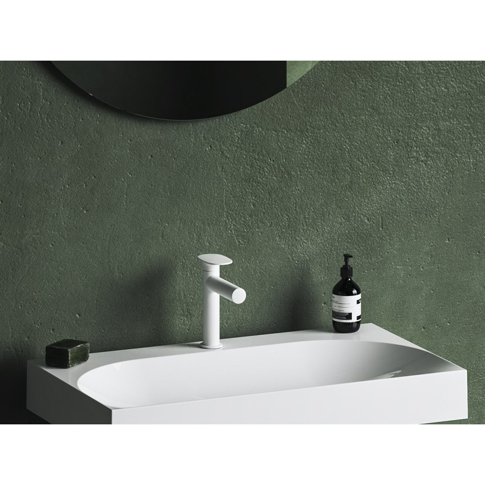 RAVAK X070565 Spring mosdócsaptelep 190 mm, leeresztő nélkül, matt fehér SG 012.10WHM