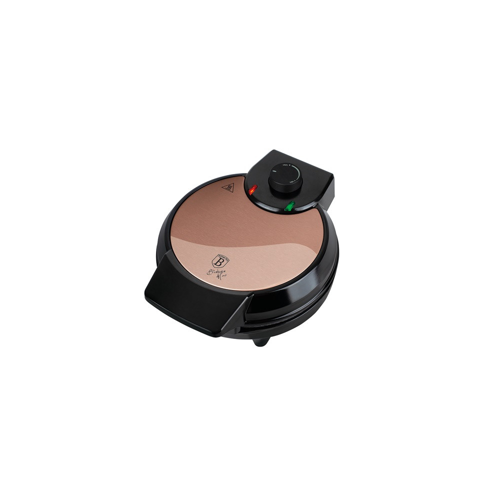 Berlinger Haus BH/9450 rose gold- fekete virág alakú gofrisütő