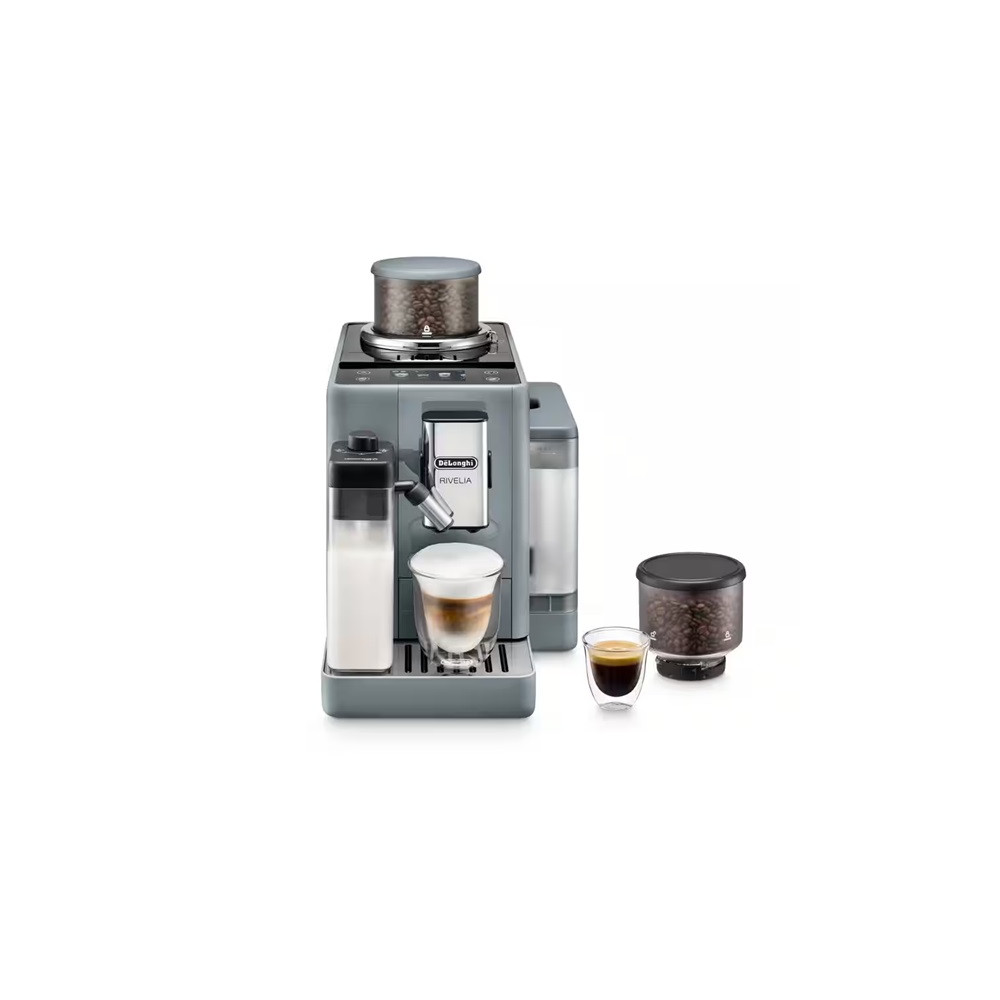 DeLonghi Rivelia EXAM440.55.G LatteCrema grafitszürke automata tejtartályos kávéfőző