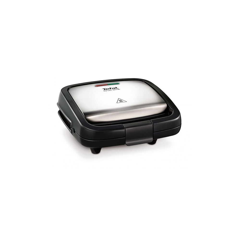 Tefal SM193D34 Crock Time inox-fekete grill/panini - szendvicssütő