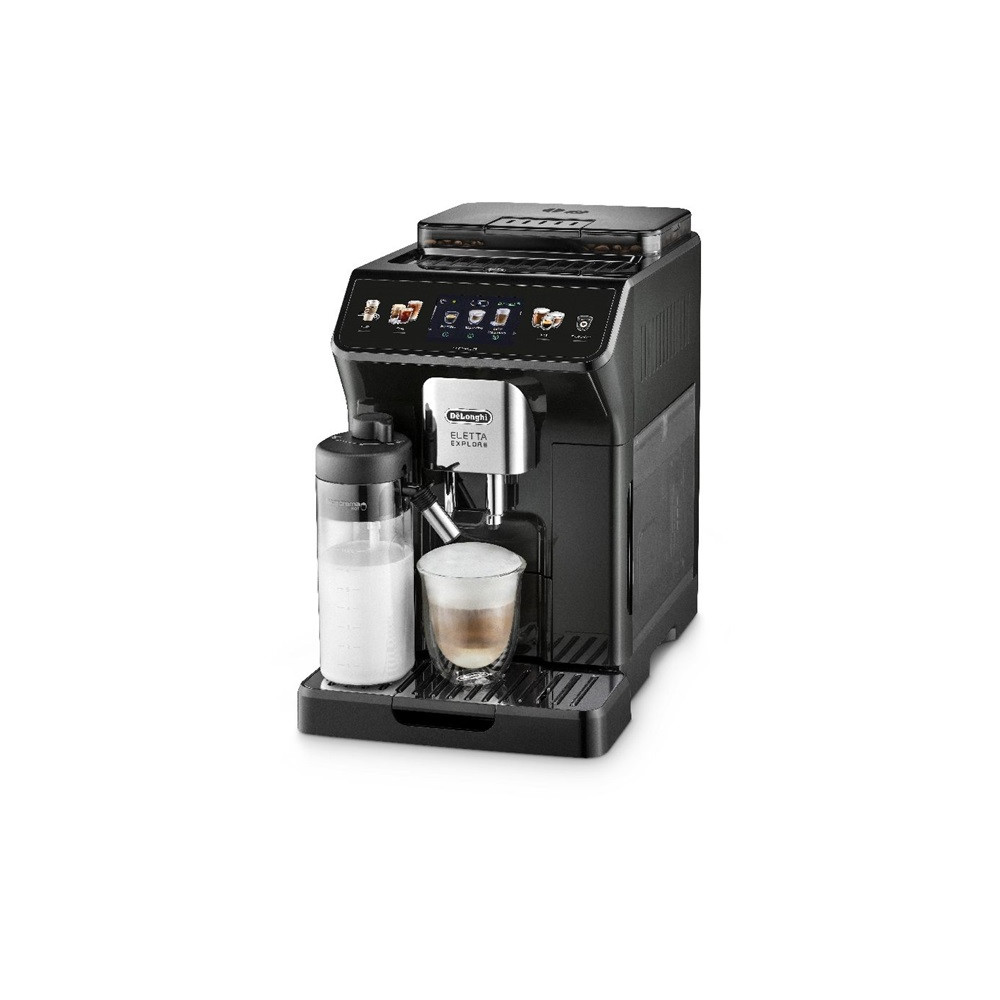 DeLonghi ECAM450.65.G Eletta Explore ezüst tejhabosítóval automata kávéfőző