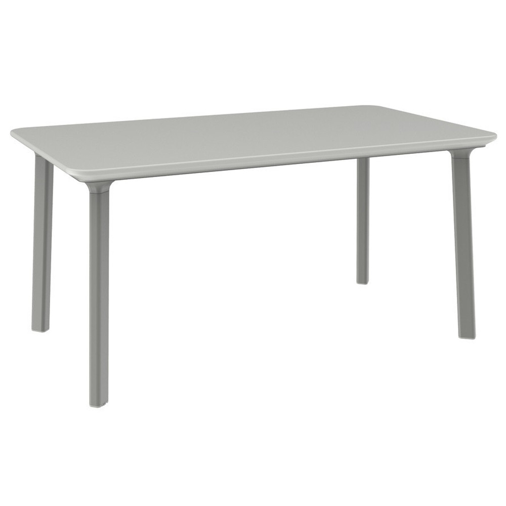 Toomax italia dining grey műanyag kerti asztal - világosszürke