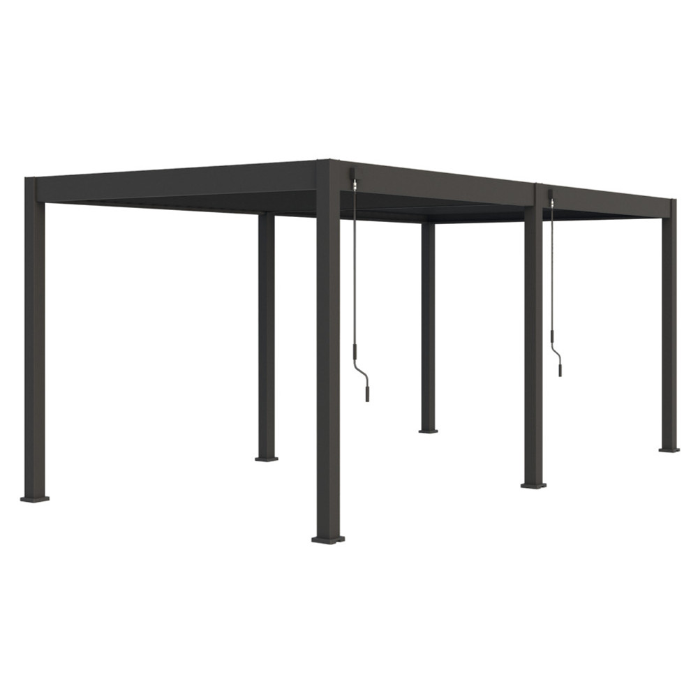 Rojaplast intro plus bioklimatikus pergola 6X3 M - szürke, RAL 7016