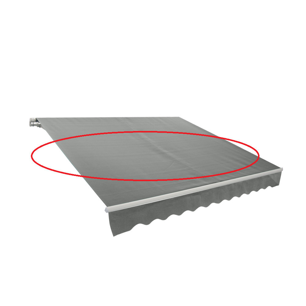 Rojaplast tartalék ponyva falra szerelhető 2,95 x 2 m-es napellenzőhöz- KIEGÉSZÍTŐ - szürke