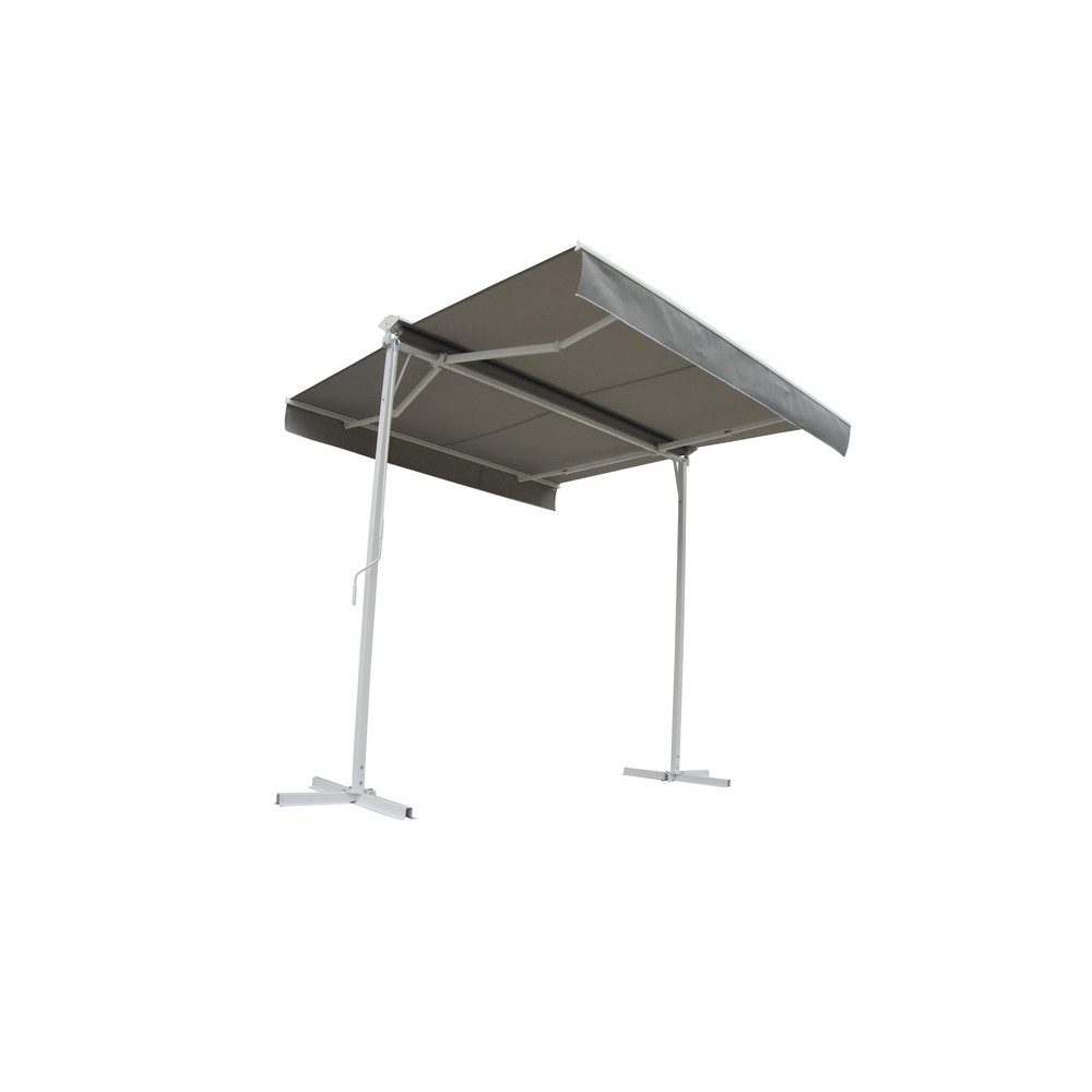 Rojaplast P4512 szabadon álló napellenző 3 x 3 m - szürke