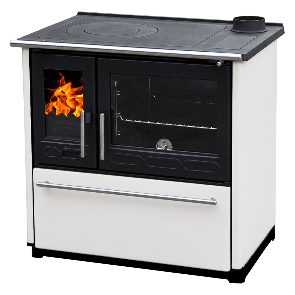 Warnex Plamen 850 Glas sparhelt fehér, jobbos