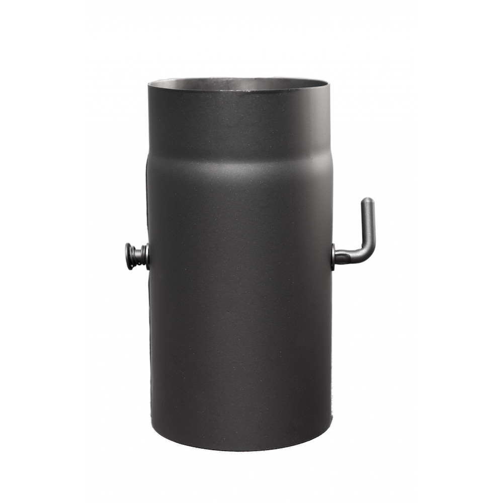 Füstcső 150/250 mm  huzatszabályzóval (1,5 mm)