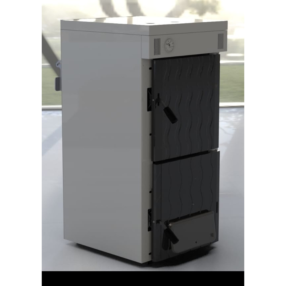 Hunor LX 7 tagos szilárdtüzelésű öntöttvas kazán (38kW)