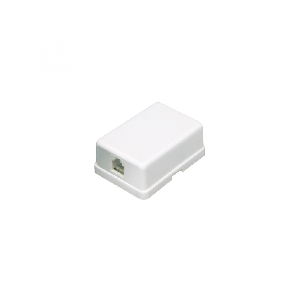 USE BLISZTER TS 1MWH/X Tel. aljzat, 1x6P4C, fehér
