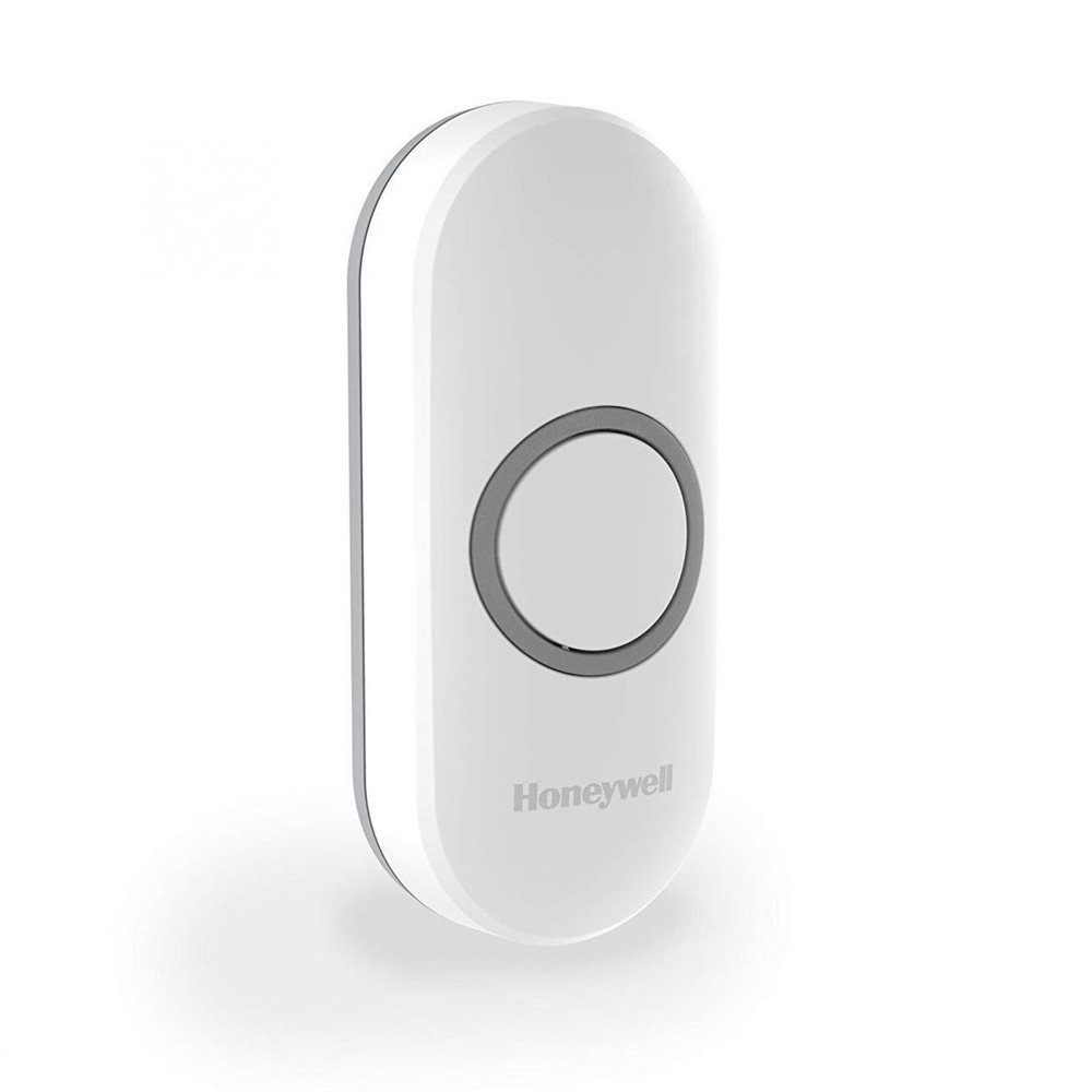 HONEYWELL DCP311 Vezeték nélküli nyomógomb DCxxx típusú csengőkhöz, fekvő kialakítás, névtáblával, fehér, ovális