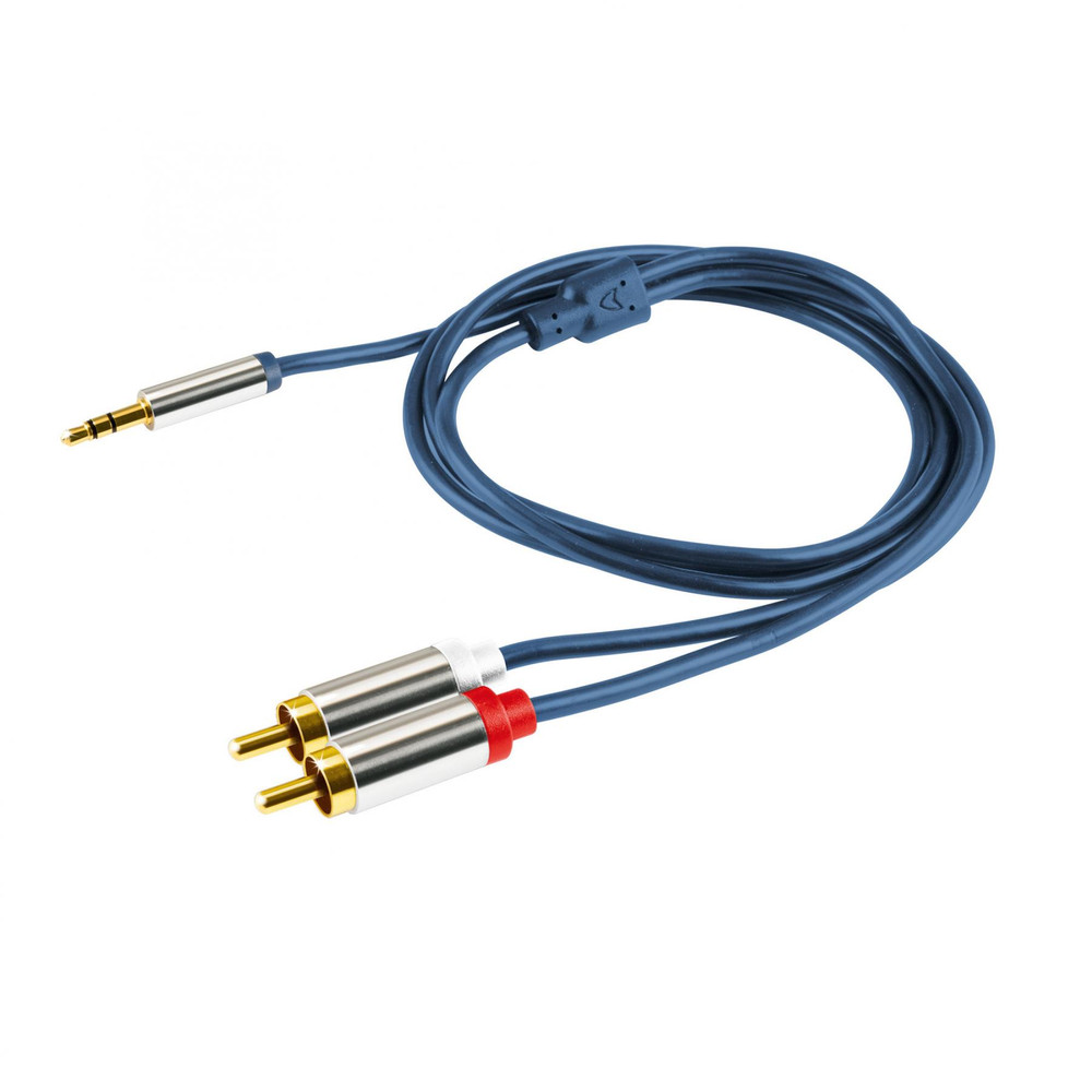 USE A 49-1M 3,5st d - 2xRCA d, 1,0m, fém