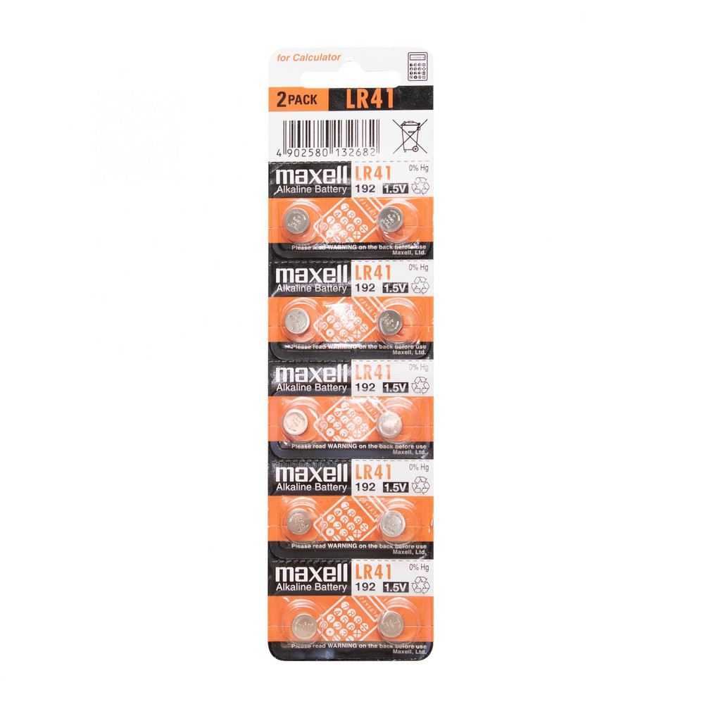 Maxell Maxell LR41 gombelem, alkáli LR41
