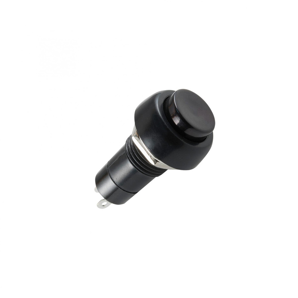 USE SP 10/BK Nyomógomb, 125V/3A - 250V/1A fekete