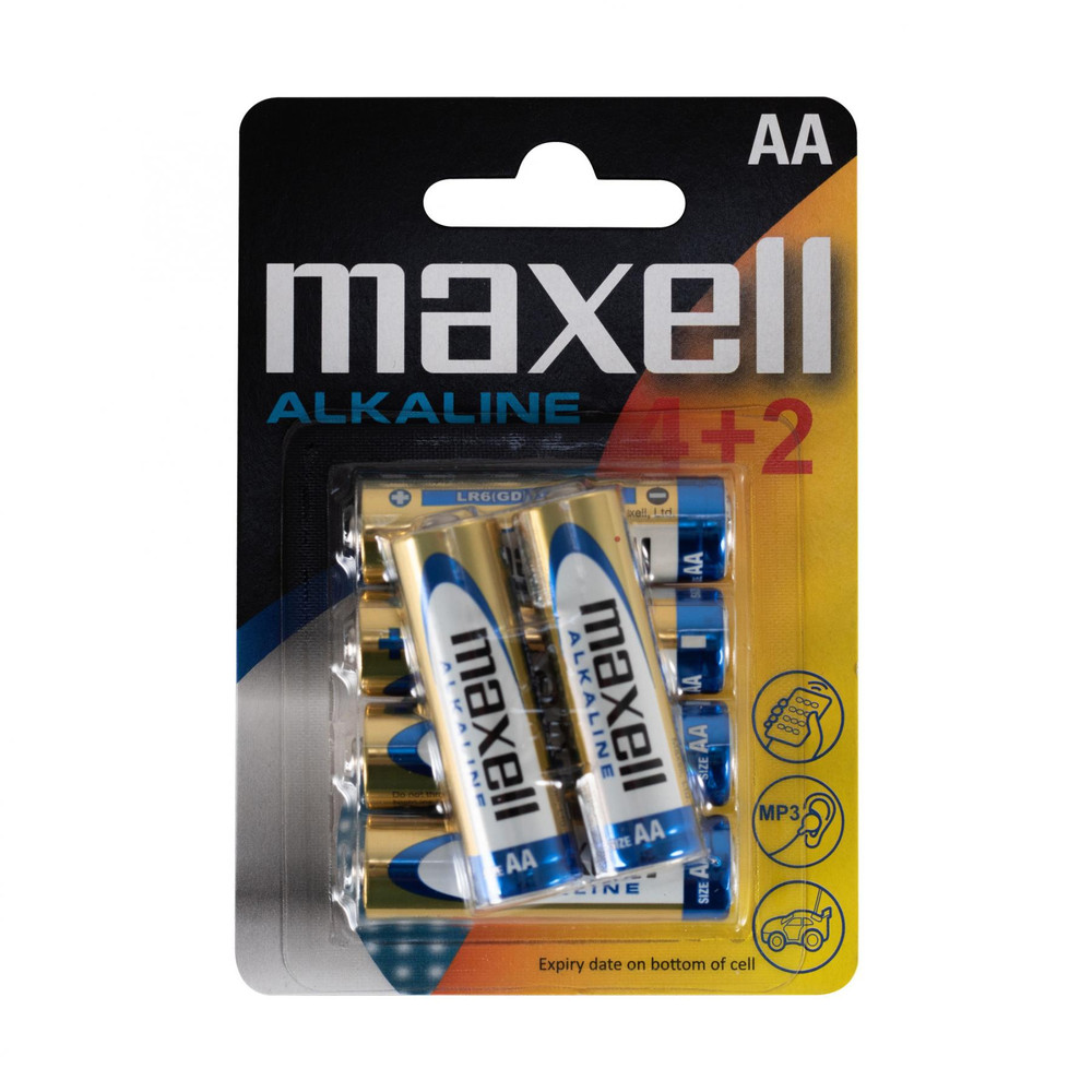 Maxell Maxell LR6 4+2 Ceruza elem (AA), alkáli, 4+2/bliszter