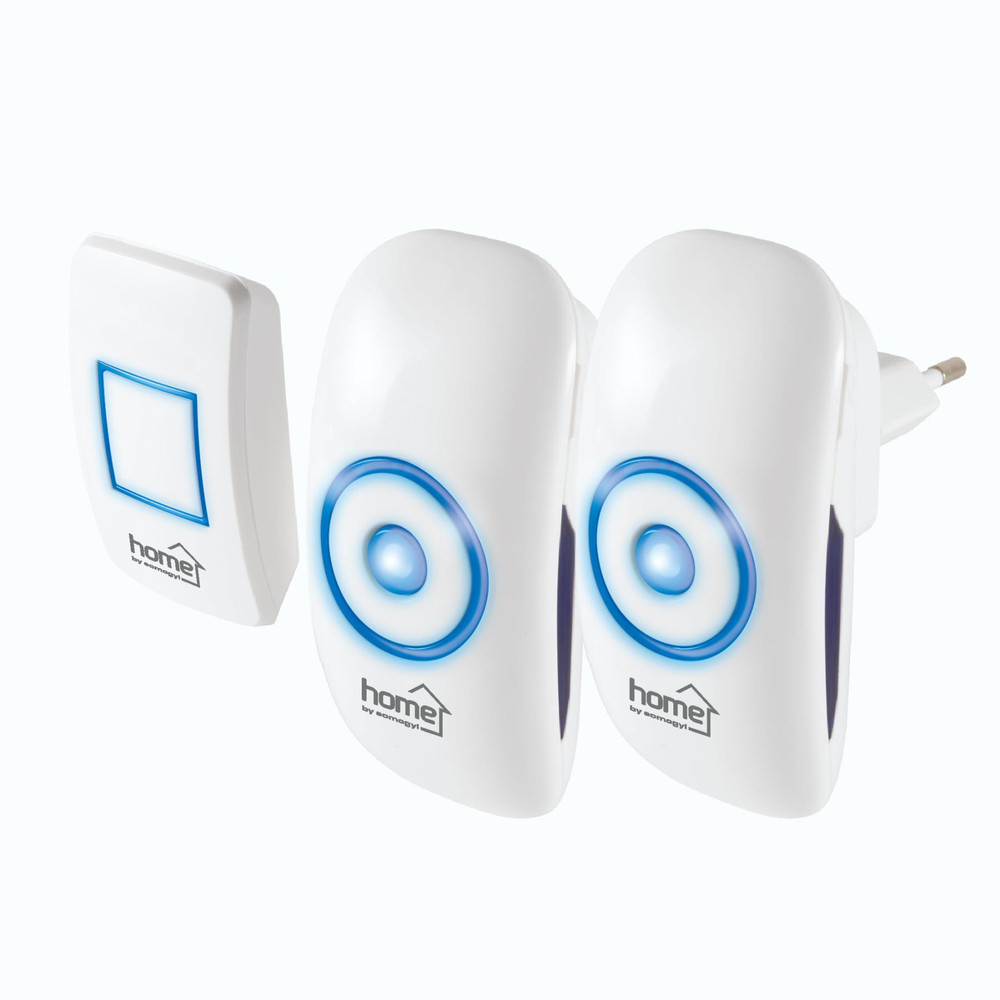 HOME DBS 1501AC Vez.n. csengő szett, 2db csengő, 230 V~, 150m