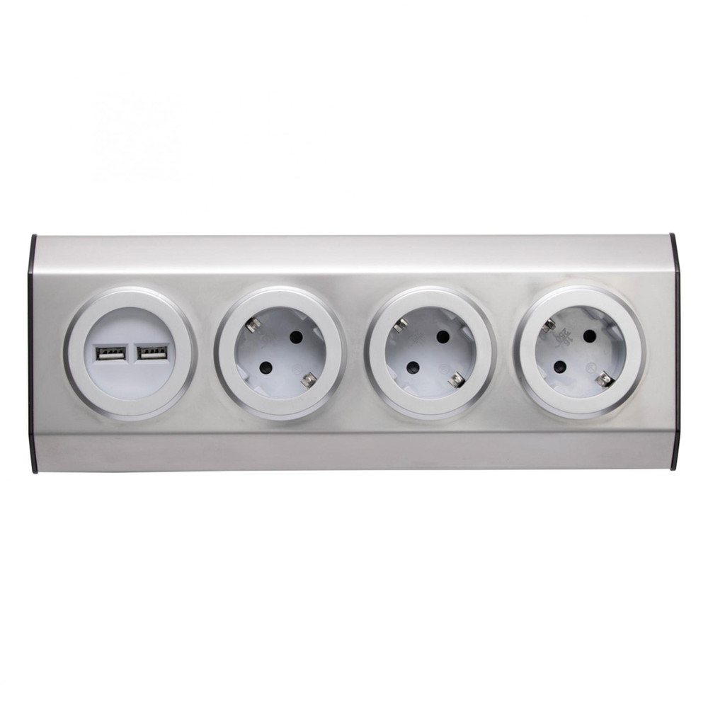 HOME KNV 03/USB 3-as konyhai elosztó, 2xUSB, vezeték nélkül