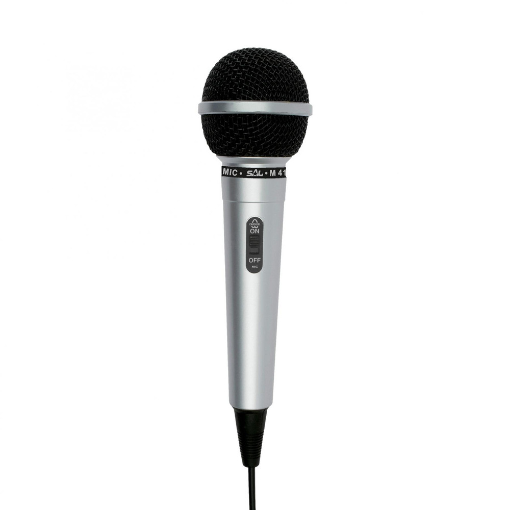 SAL M 41 Kézi mikrofon, ezüst, 6,3mm