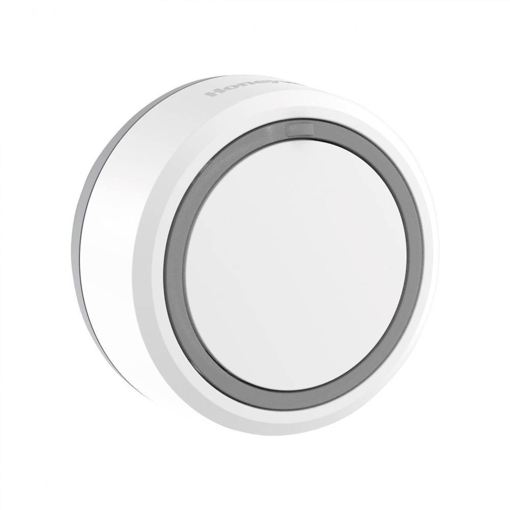 HONEYWELL DCP711 Vezeték nélküli nyomógomb DCxxx típusú csengőkhöz, fekvő kialakítás, névtáblával, fehér, kerek
