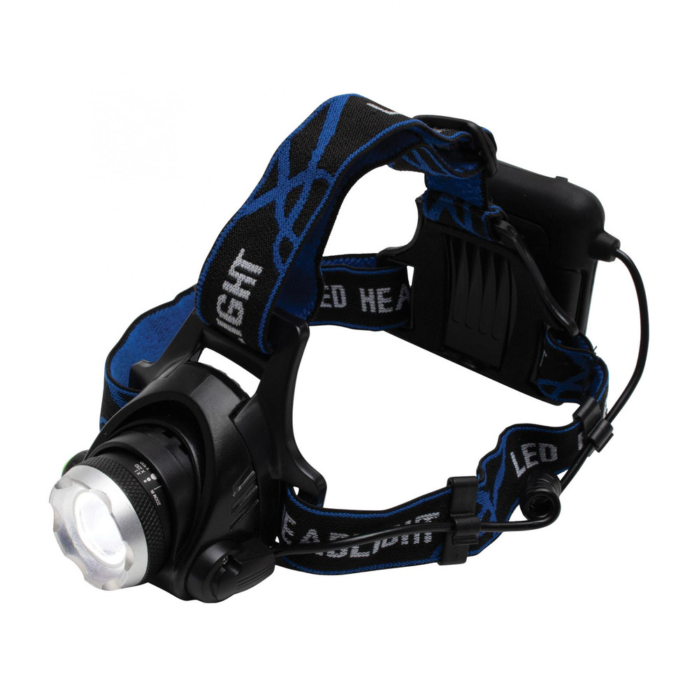 HOME HLM 4 LED-es fém fejlámpa, zoom, 800 lumen